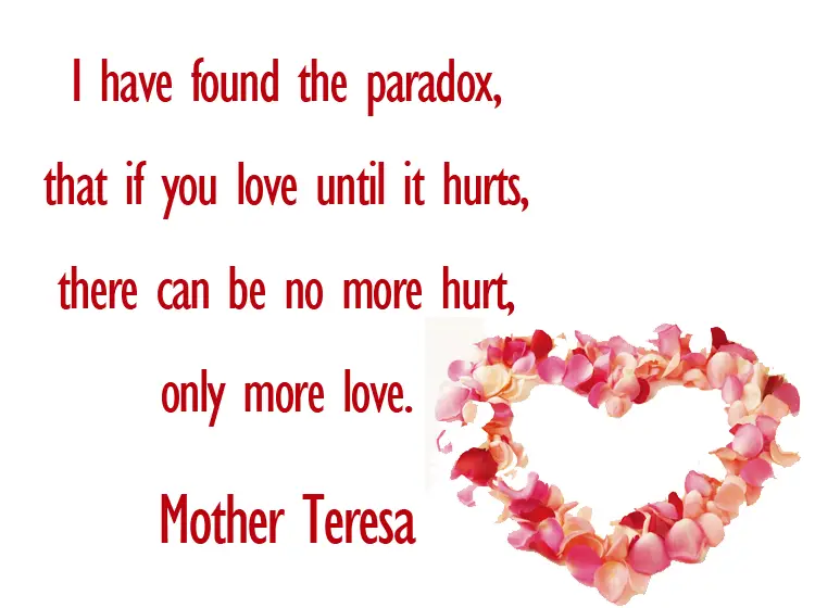 Printable Mother Teresa Love Quotes