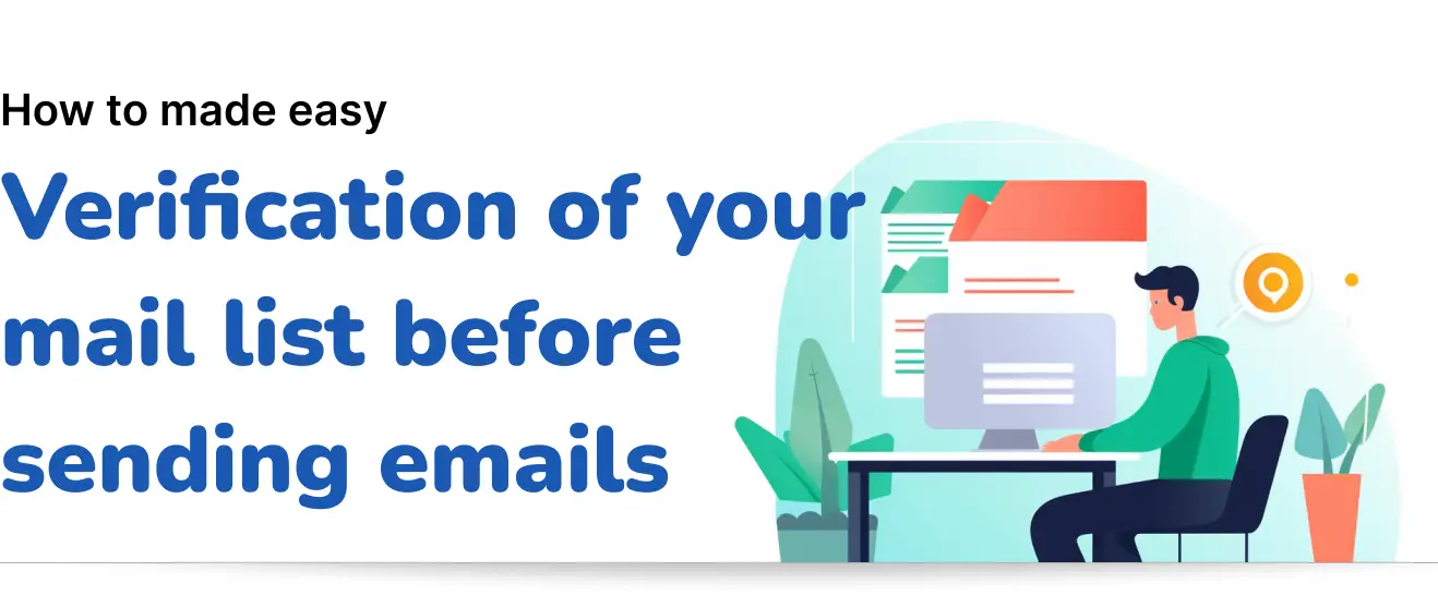 Email verification for email list before sending an email