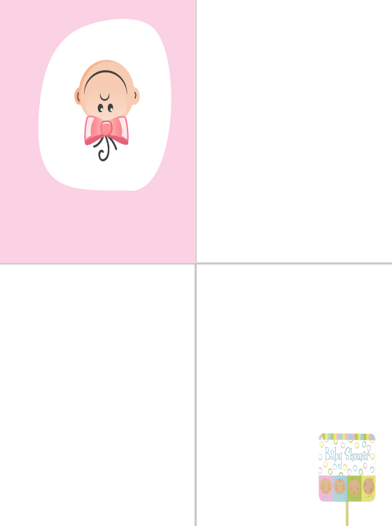 Printable Light Pink Invitation