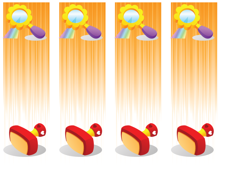 Printable Orange Bookmarks