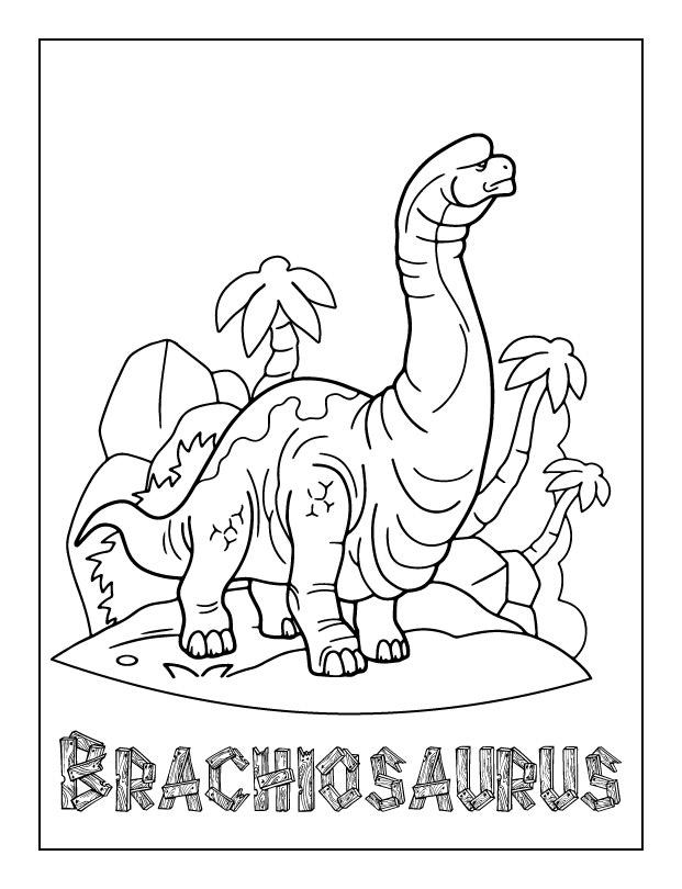Printable Dinosaur Coloring Sheets