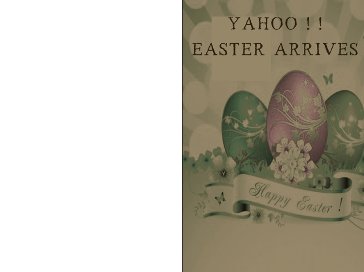 Easter Arrives Holiday Cards