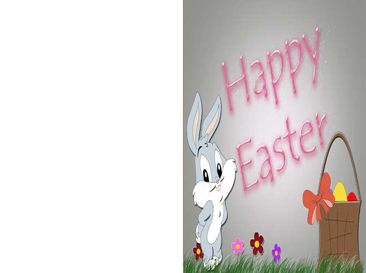 Printable Easter Basket Cards