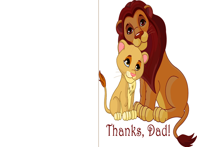 Printable Love Happy Father's Day Cards