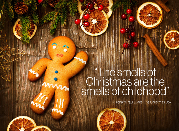 Christmas Childhood Smells Quote
