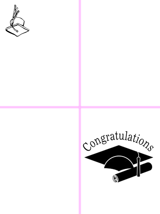 Black Mortarboard Graduation Card