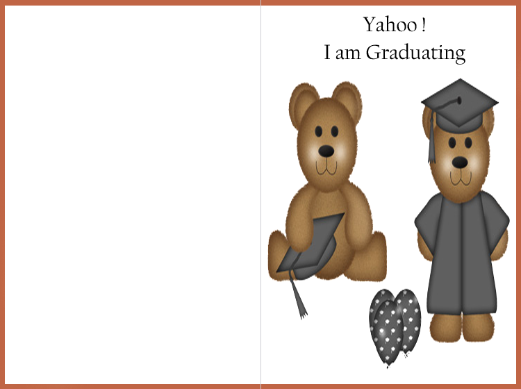 Yahoo! I am Graduating Printable Graduation Invitation