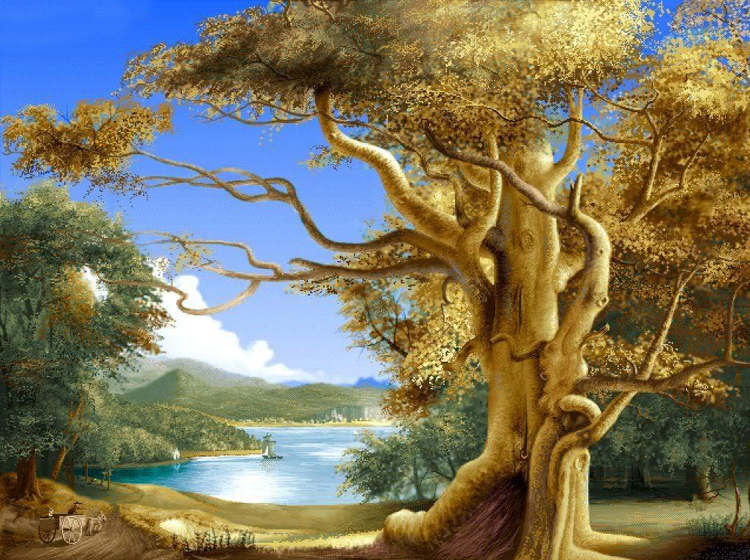Whimsical Tree Printable Nature Pictures
