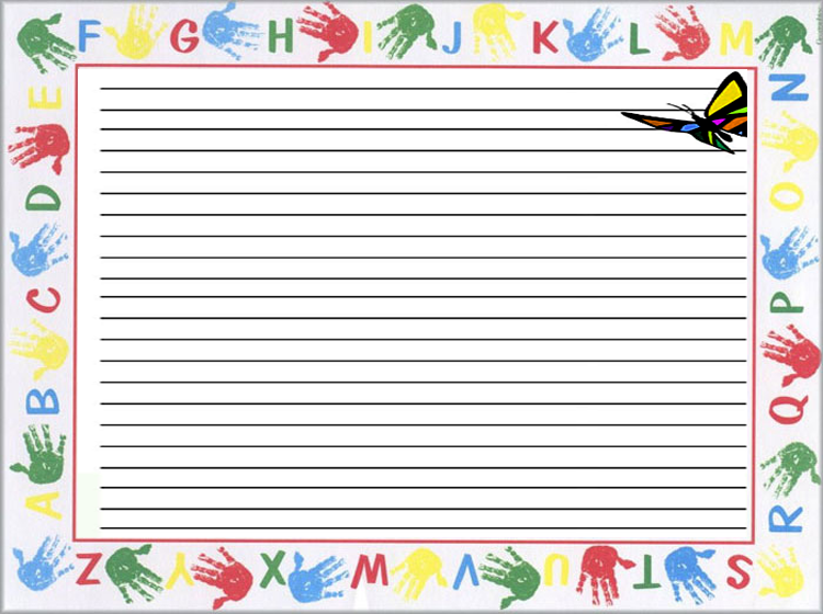 Printable Alphabet Craft Papers