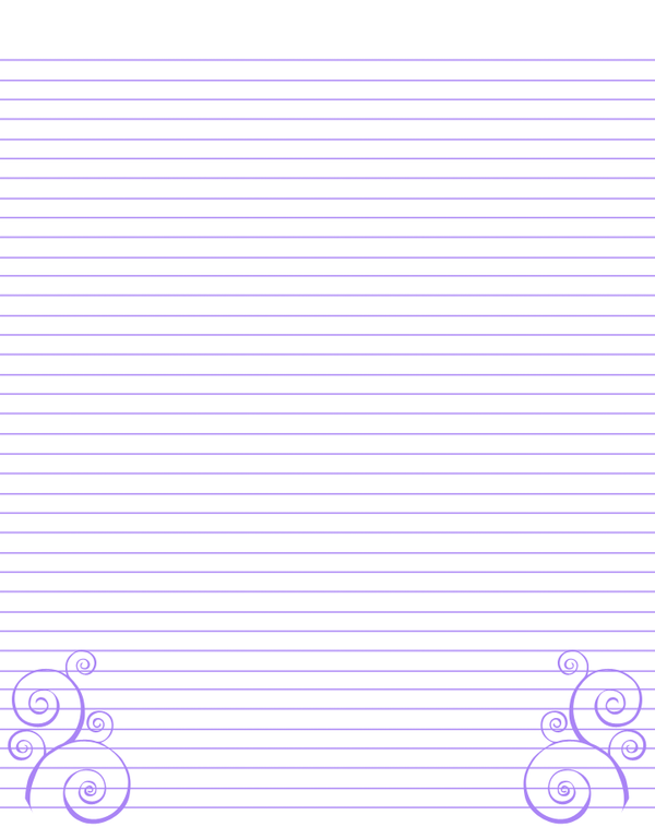 Printable Violet Craft Paper