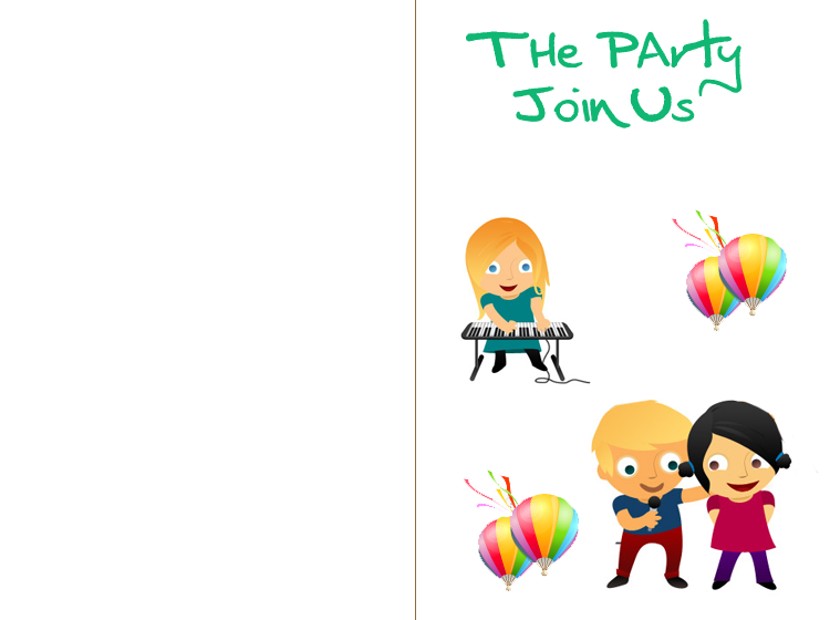 Printable Party Fun Invitations
