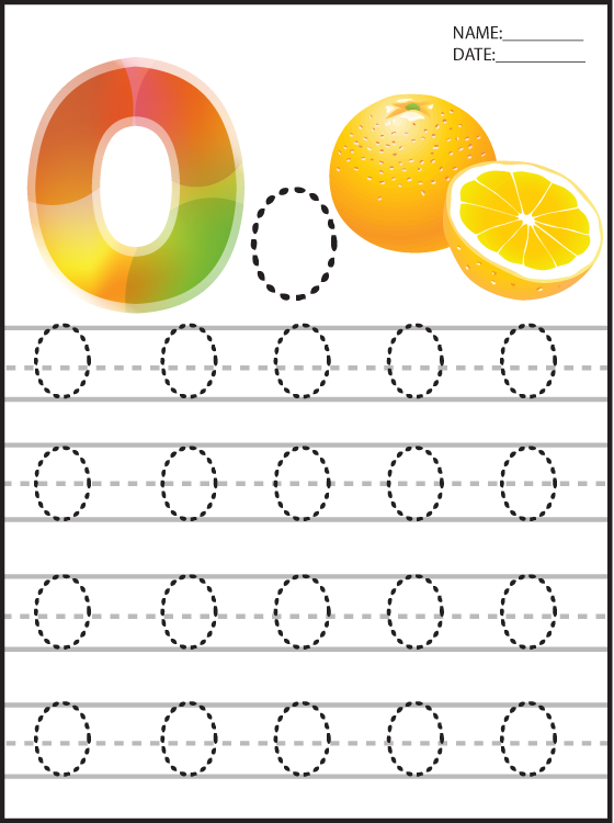 Letter O Printable Worksheets