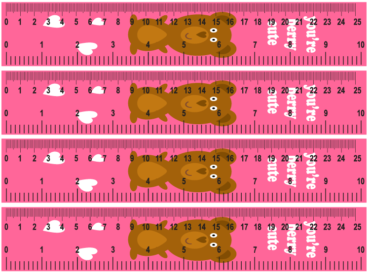 Printable Paper Ruler