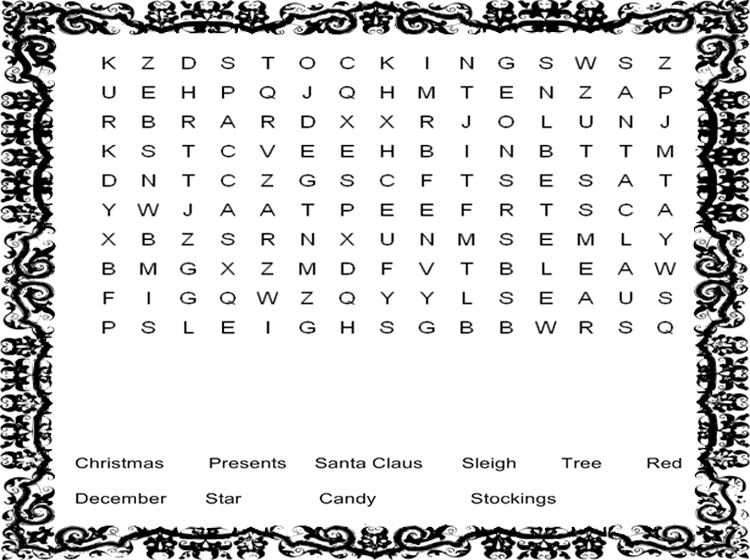 Free Word Search Puzzles