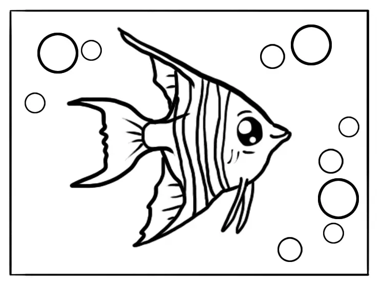 Aquarium Fish Coloring Sheets