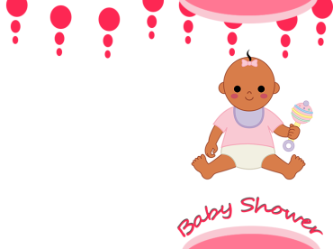 Printable Rattle Baby Shower Invitations