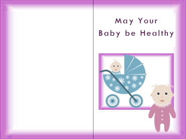 Purple Baby Shower Invitations