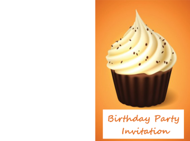 Cupcake Birthday Printable Invitations