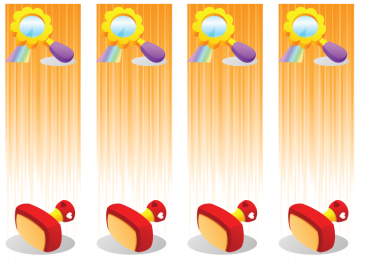 Printable Orange Bookmarks