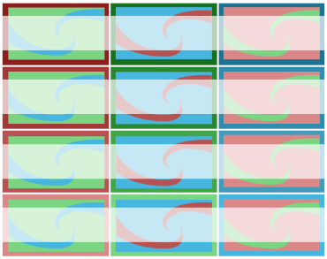 Multicolored Printable Business Cards