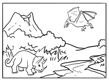Amazing Dinosaur Coloring Sheets