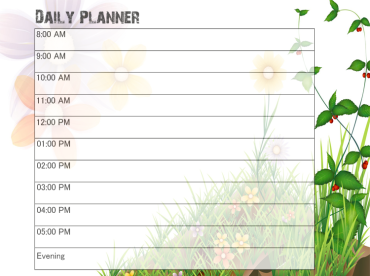 Leaf Planner Printable Calendars