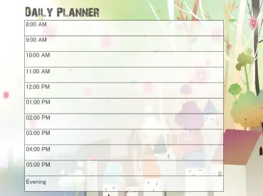 20+ Free Printable Daily Calendars