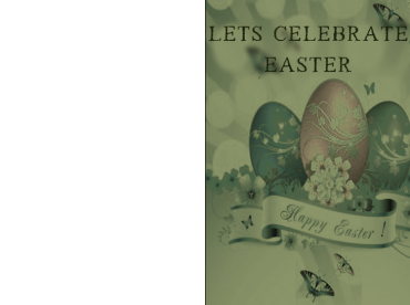 Easter Celebration Printable Cards