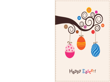 Printable Easter Egg Cards 
