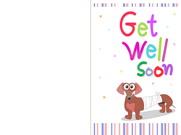 Printable Get Well Soon Cards