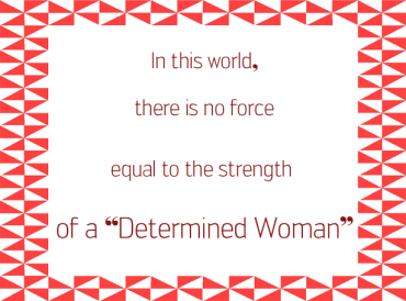 Determined Woman Printable Quote 