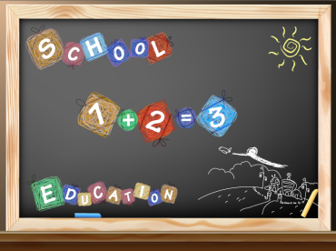School Chalkboard Picture Printable Sign