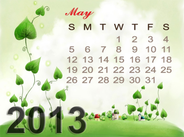 Printable May 2013 Calendars 