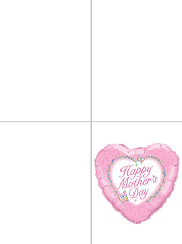 Printable Mother's Cards