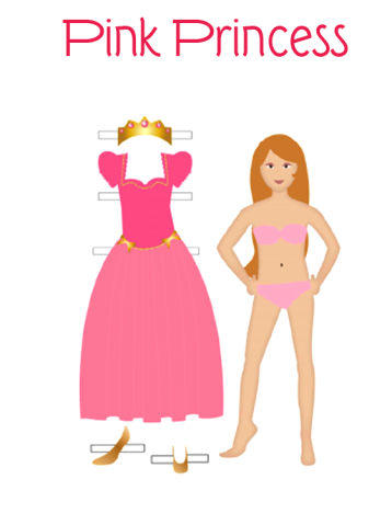 Printable Dress Up Paper Craft