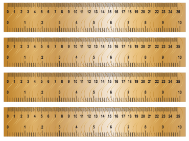 Printable Golden Rulers Paper Crafts