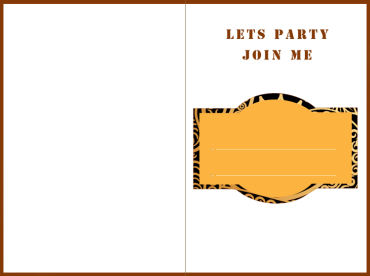Lets Party Join Me Printable Party Invitations