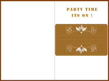 Party Time It's On Printable Party Invitation