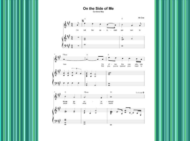 On The Side of Me Printable Piano Music