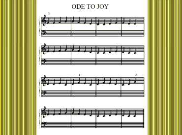 Printable Piano Music Sheets