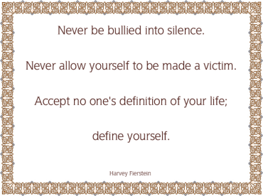 Harvey Feinstein Brown Border Printable Life Quotes