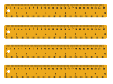 Colorful Printable Rulers