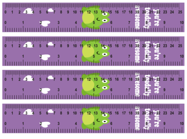 Printable Purple Ruler