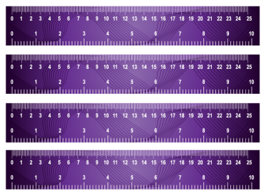 Purple Wavy Rulers Printable Crafts