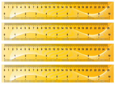 Yellow Wave Ruler Printable Crafts