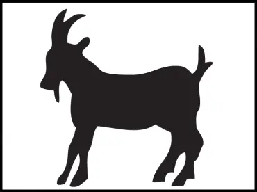 Printable Goat Stencils