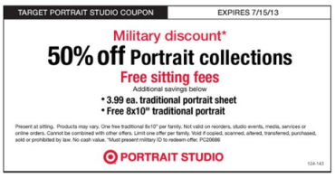 Target Military Discount Coupon