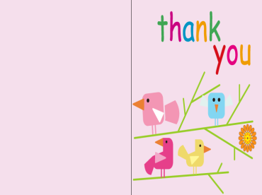 Unique Design Thank You Cards