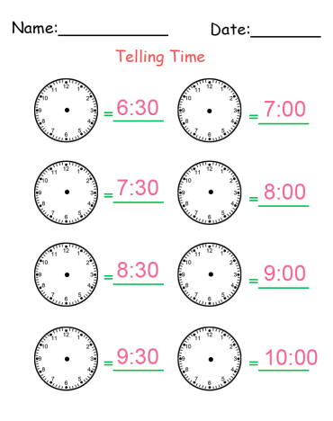Drawing Time Printable Worksheets