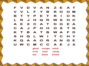 Printable Halloween Word Search